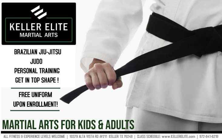 Martial arts training at Keller Elite Martial Arts in Keller, TX
